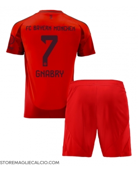 Bayern Munich Serge Gnabry #7 Maglia Gara Casa Repliche 2024-25 Bambino